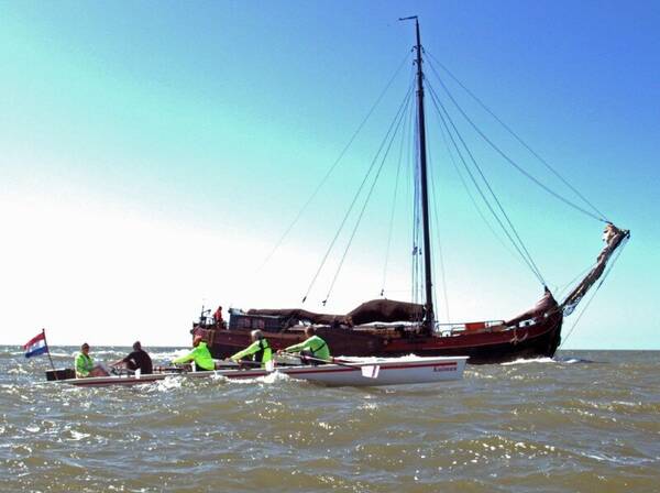 Roeien op de Waddenzee